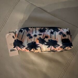 Lug Jib Sunset Palm Tree Print Pouch